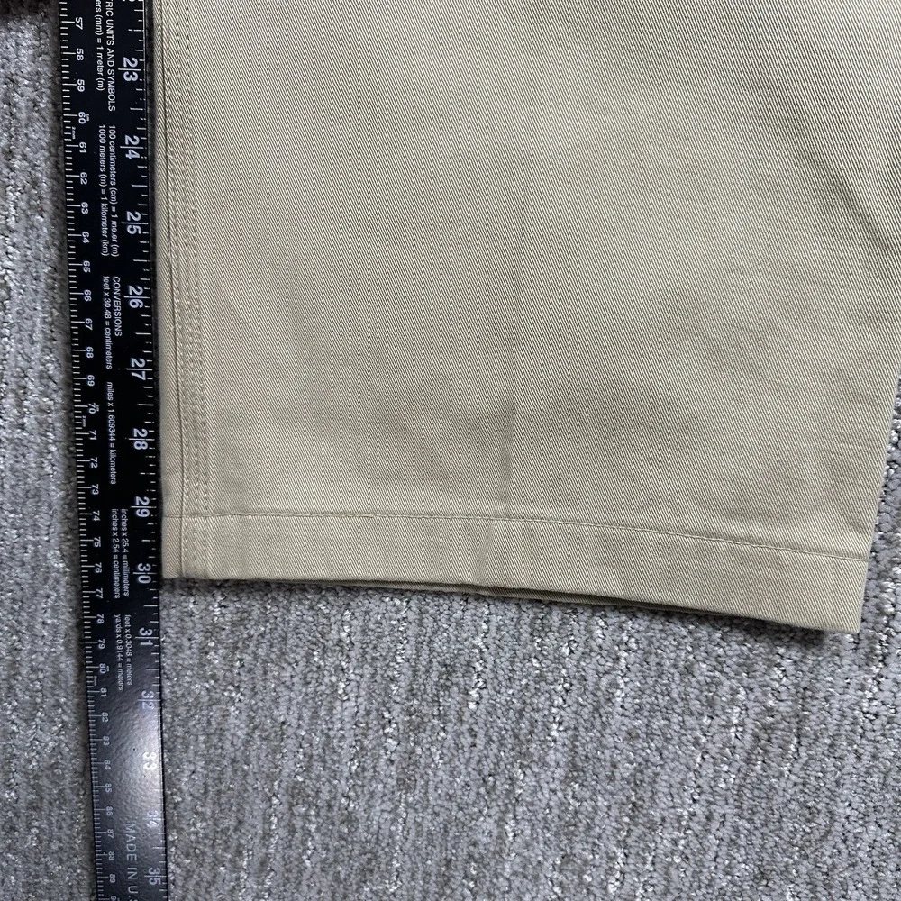 The North‎ Face Mens 34 Cargo Khaki Pants Cotton Twill Straight Leg RN61661